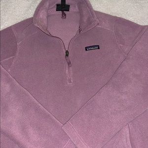 purple patagonia pullover